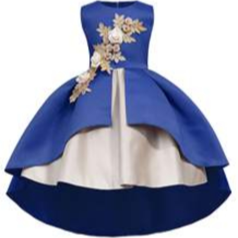 Vestido en capas de flores 3d paraniños pequeños ropa de fiesta sin mangas princesa paraniños cumpleaños