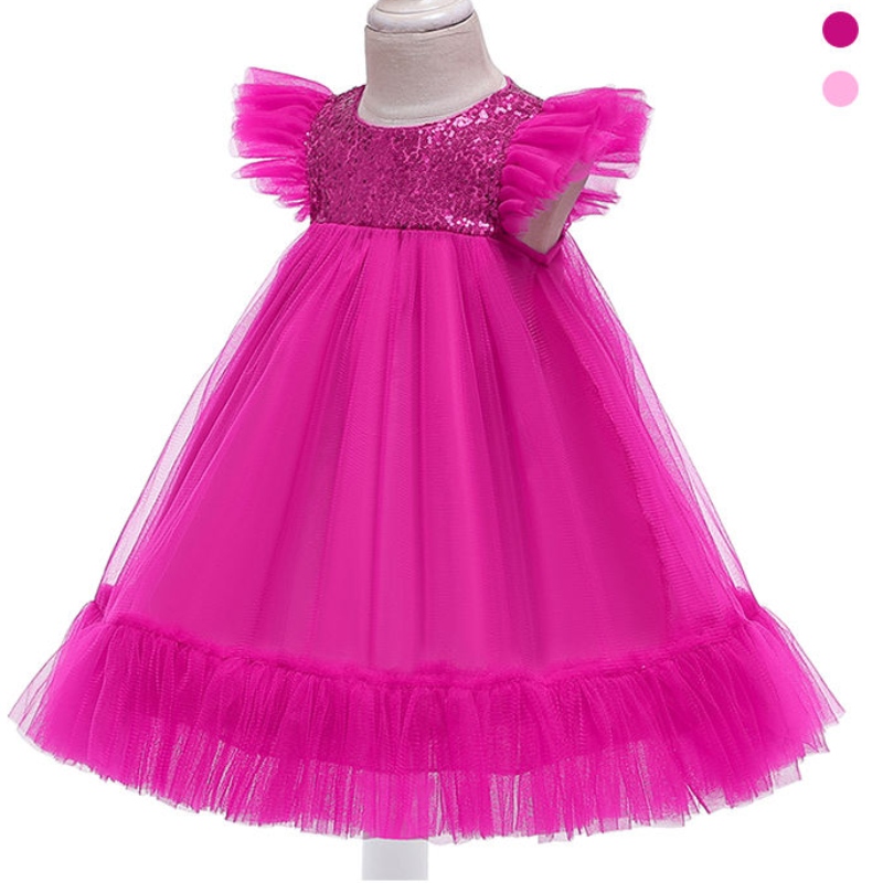 Ansoo Pink Tutu Flower Girls \\ 'Children Party Princess Baby Girl Vestido denovia 2-10 para fiestas Boda Niños Niños