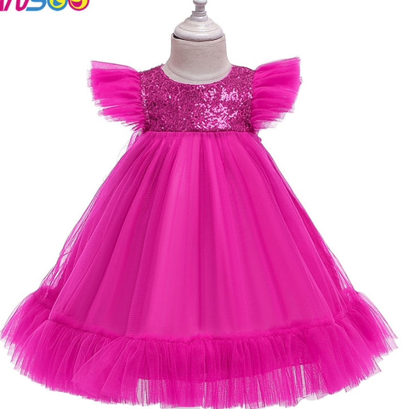 Ansoo Pink Tutu Flower Girls \\ 'Children Party Princess Baby Girl Vestido denovia 2-10 para fiestas Boda Niños Niños