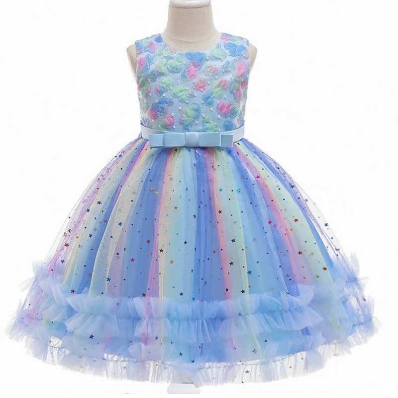 Baigenueva llegada lentejuelas vestidos de fiesta paraniños de 3 a 10 años vestidos de fiesta para bebés chicas \\ 'vestidos