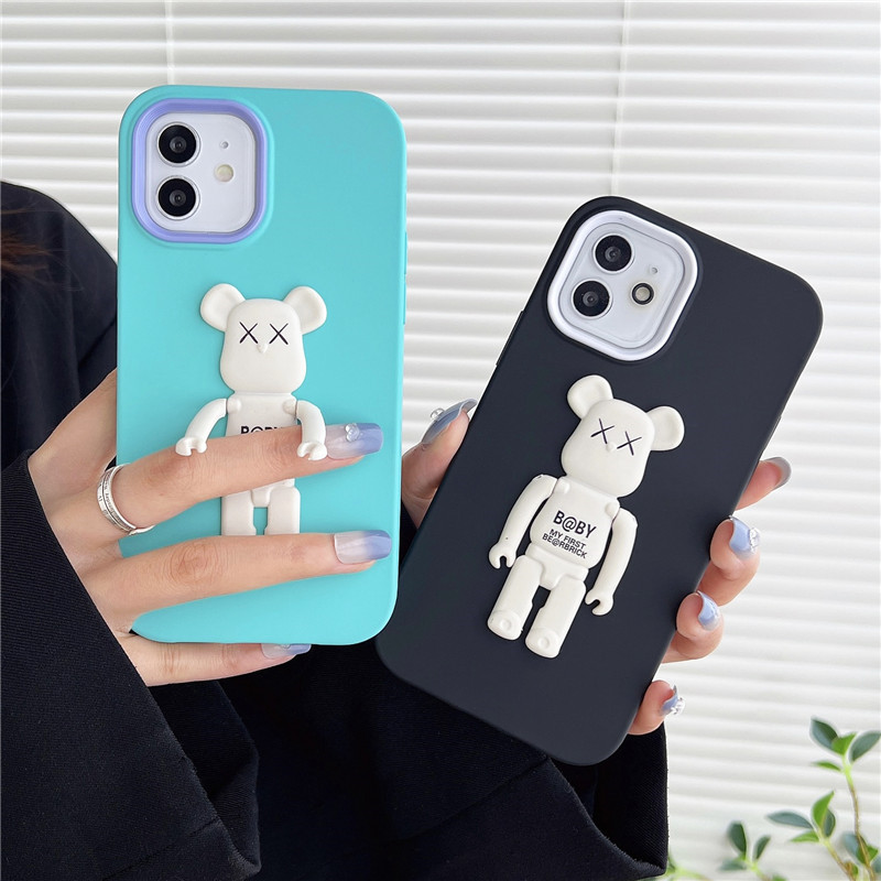 Elnuevo producto es adecuado para la caja de protección de teléfonos móviles de Apple iPhone13Pro Explosive Bear, y la función de soporte es anti -cayendo y anti vibración.
