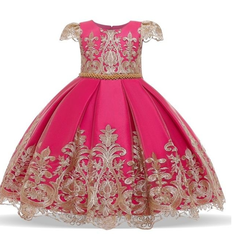 Pageant Communion Vestido Cumpleaños Cumpleaños Elegantes Vestidos Vestidos Vestidos Tamaño 4-10T Princesa Disfraz deniños Ropa