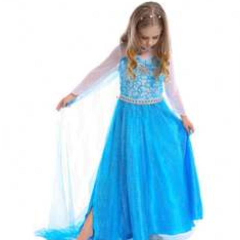 Baige TV&movie Elsa Anna Girl Party Performance Vestidos Halloween Vestidos de cosplay trajes