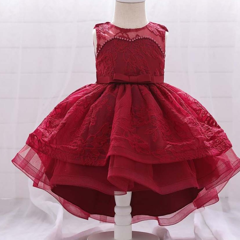 2020 NUEVO diseño Ropa paraniños Baby Fock Diseño Fotos Vestidos deniñas de flores T1939XZ
