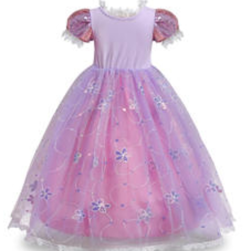Vestido deniña encaje lentejuelas carnavales princesa disfrazniños Halloween Fiesta de Navidad Bitas paraniños Cosplay