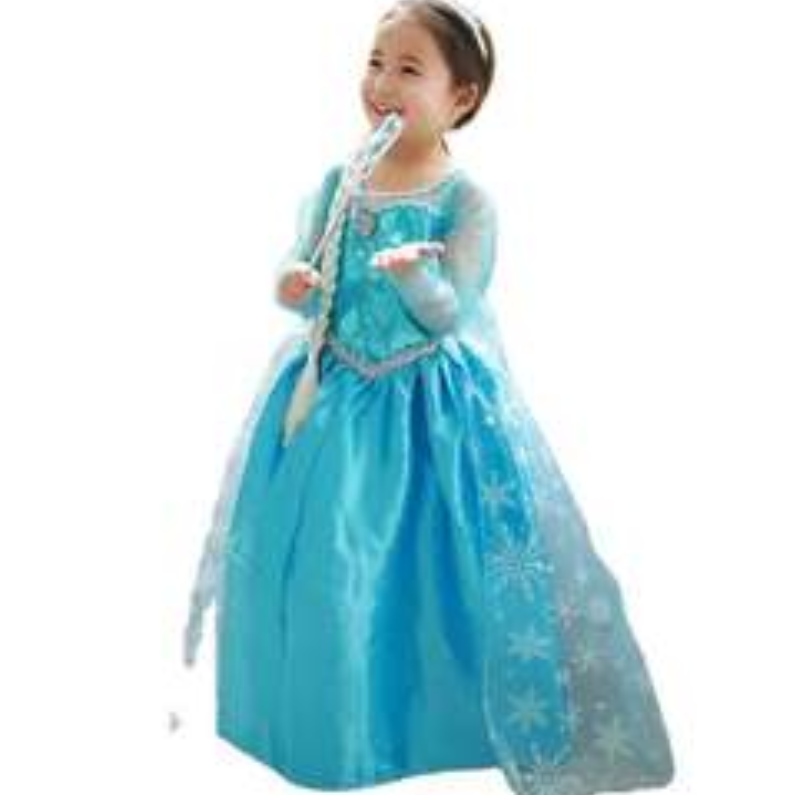 Disfraz de Elsa Anna Frozen Elsa 2 Dress Halloween Girls \\ 'Vestidos con lentejuelas