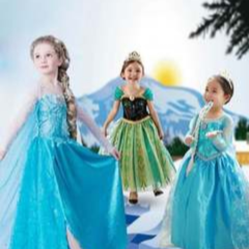 Disfraz de Elsa Anna Frozen Elsa 2 Dress Halloween Girls \\ 'Vestidos con lentejuelas