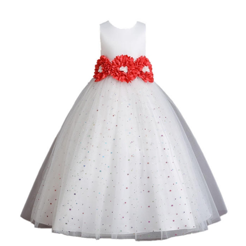 Vestido de princesa de encaje paraniñas de cumpleaños ropa de boda de cumpleaños elegante tutu tutu backknot bowknot vestido