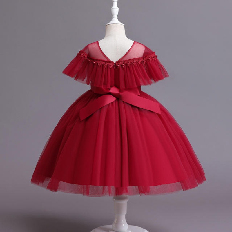 Linda chica Tutu Dress Mesh Princess Vestido para fiesta de cumpleaños Prom Tulle Ropa