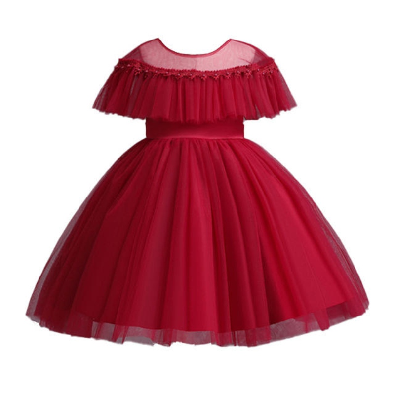 Linda chica Tutu Dress Mesh Princess Vestido para fiesta de cumpleaños Prom Tulle Ropa
