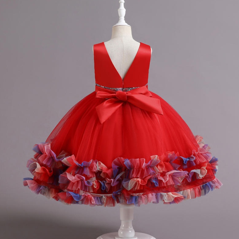 Girl Flower Princess Dress Summer Tutu Vestidos de fiesta de Navidad paraniños Niñas