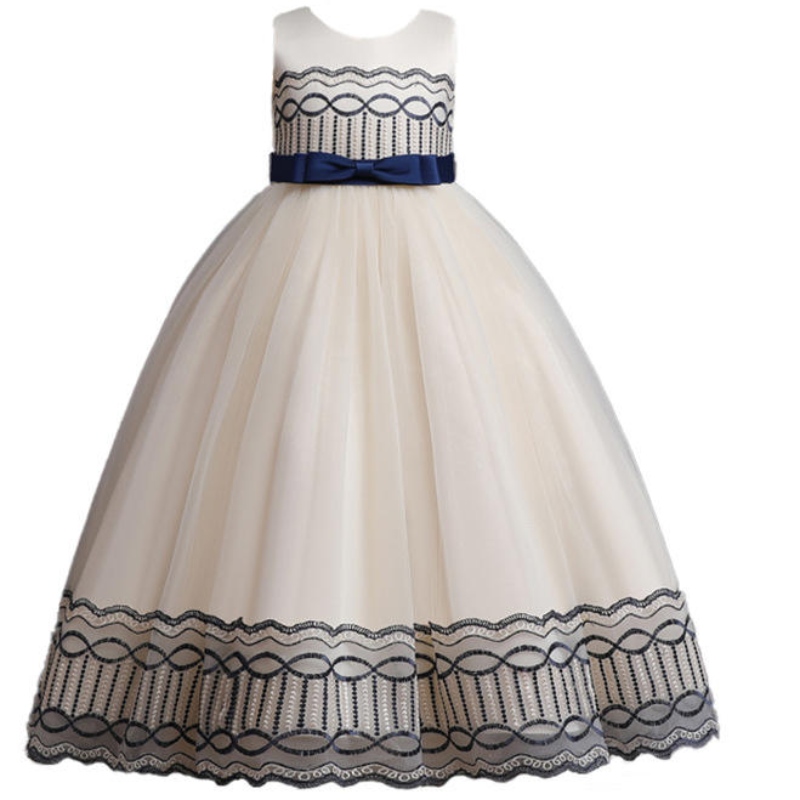 Princesa Dress Formal Pageant Girls Wedding Girls Vestido paraniñas Disfraz de fiesta paraniños Ropa deniños