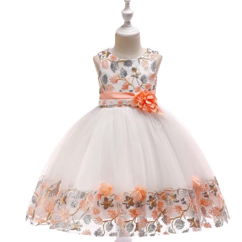 Diseños de vestimenta paraniños al por mayor fotos New Model paraniños Vestidos de fiesta paraniñas para fiesta de bodas de cumpleaños L5045