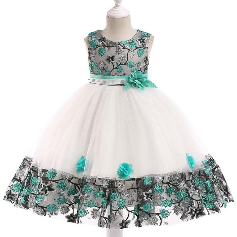 Diseños de vestimenta paraniños al por mayor fotos New Model paraniños Vestidos de fiesta paraniñas para fiesta de bodas de cumpleaños L5045