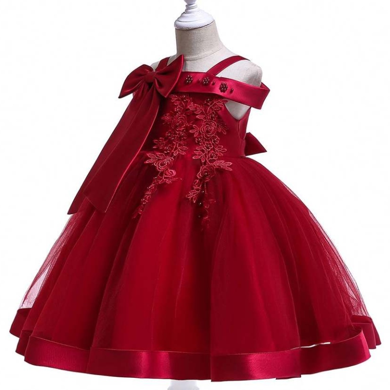 Baige Kids Garments al por mayor de los vestidos denovia de la fiesta de lanovia de lanovia de encaje de encaje L5081