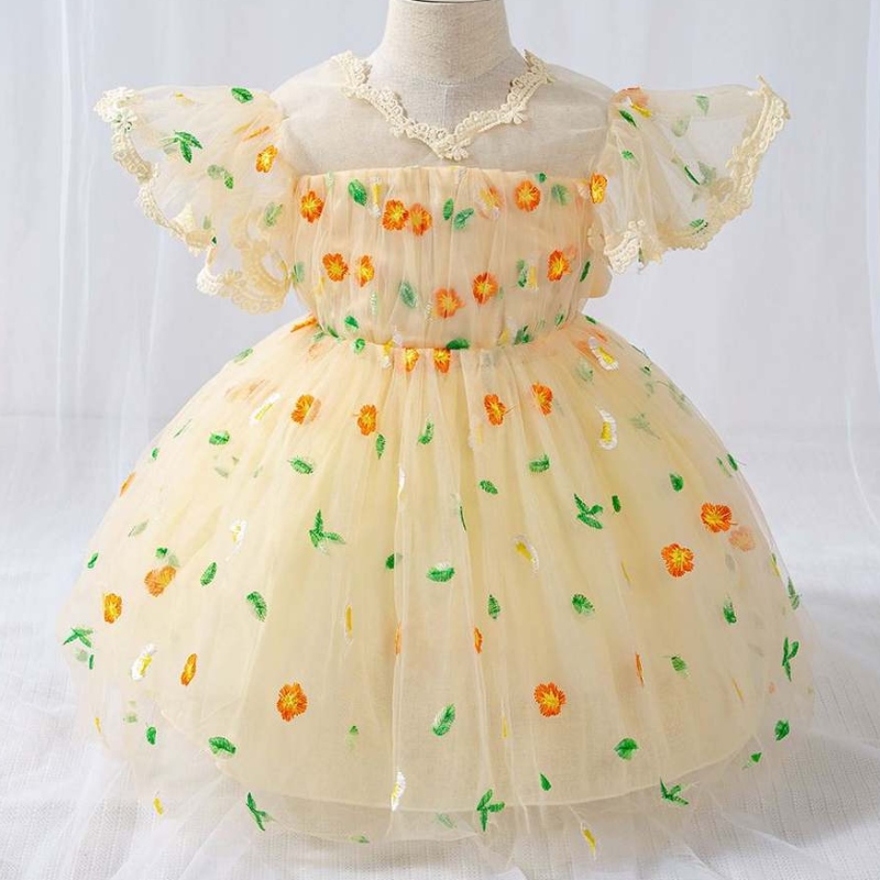 2020 BAIGE GOGE Baby Girl Princess Falda Rainbow Baby Girls Vestido L1948XZ