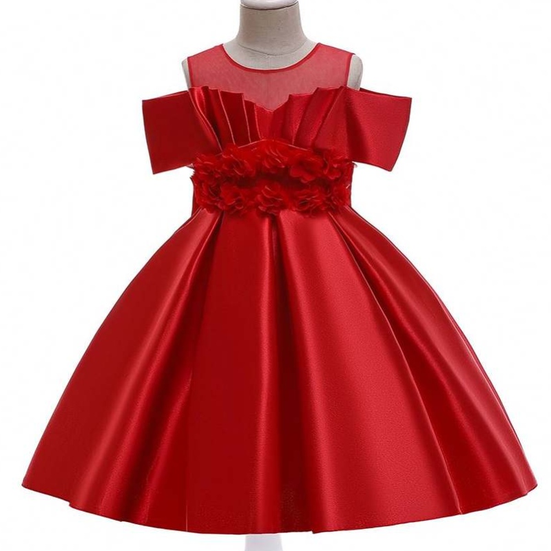 Baige New Kids Princess Flower Vestido Flower Oldices Noche de Navidad Vestidos de fiesta deniñas