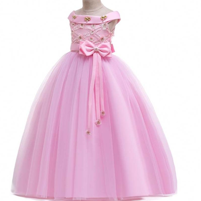 Vestidos de cumpleaños de Baige Hot Sale Girls Vestidos de fiesta paraniños de 4 a 15 años