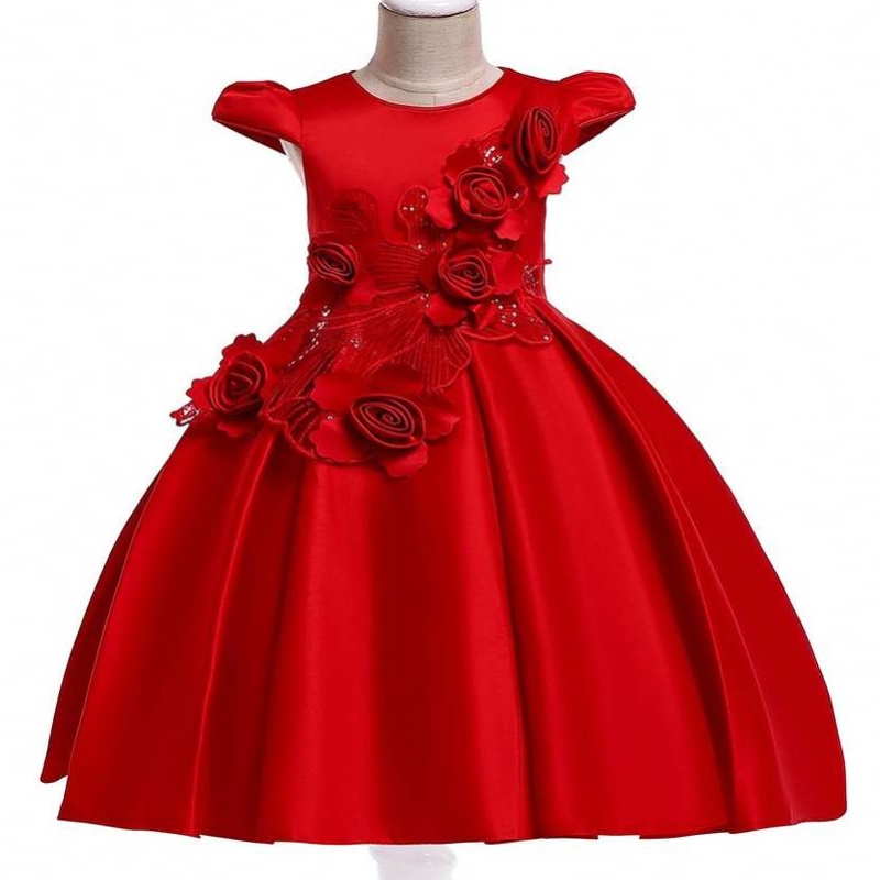 Baigenuevo modelo paraniños ropa paraniñas deniñas princesa princesa vestida de cumpleaños l5070