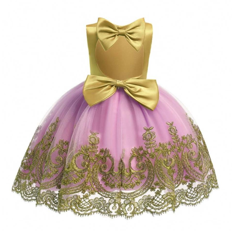 2021 Baige Kids prendanavideña vestidos de fiesta de cumpleaños reciénnacidos reciénnacidos b-8086