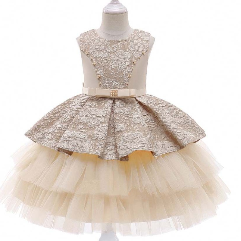 Baige Baby Girls Party Prom Clothing Flower Girls Princesa Boda Bedera Vestidos denoche