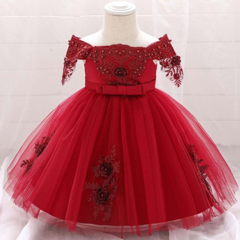 Baige Boutique Summer Kids Clothing Niña paraniña de la fiesta de cumpleaños L5057XZ
