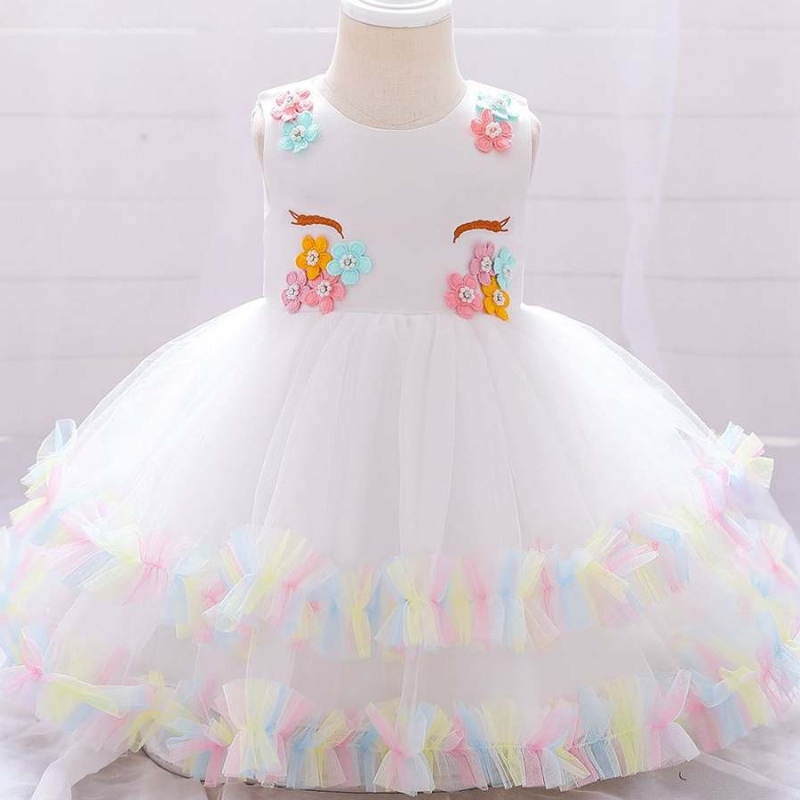 Baige White Unicorn infante paraniños pequeños de verano