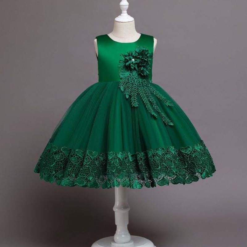 Baige Kids Party Wear Vestidos paraniñas Vestidos de ropa paraniños paraniñas Diseño de vestido paraniñas paraniña