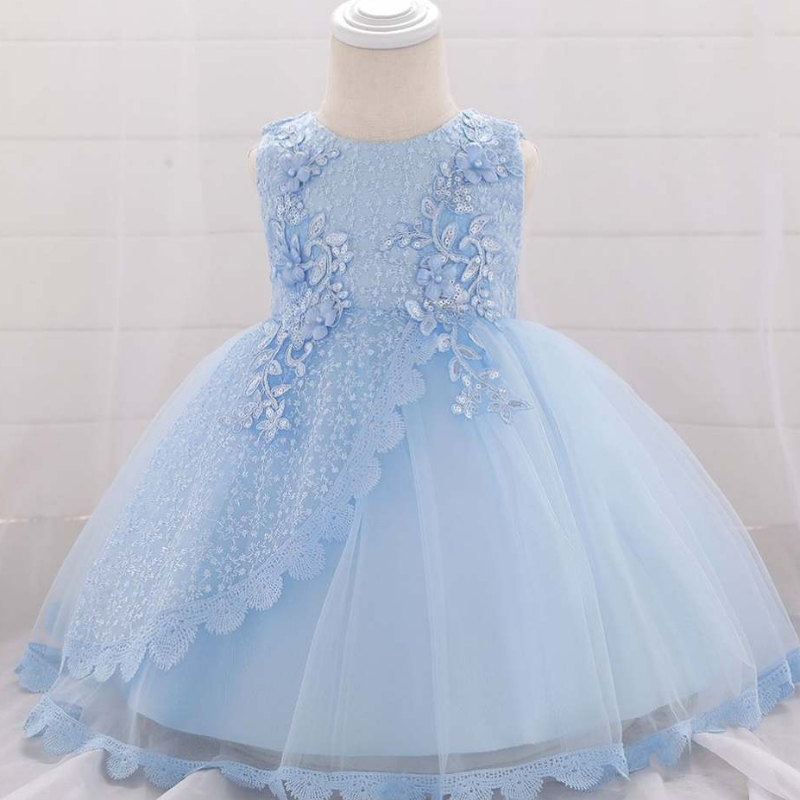 Niños el último vestido de vestido de vestir de bautizo reciénnacido, primer cumpleaños, fiesta de fiesta paraniños, vestidos de fiesta l1902xz