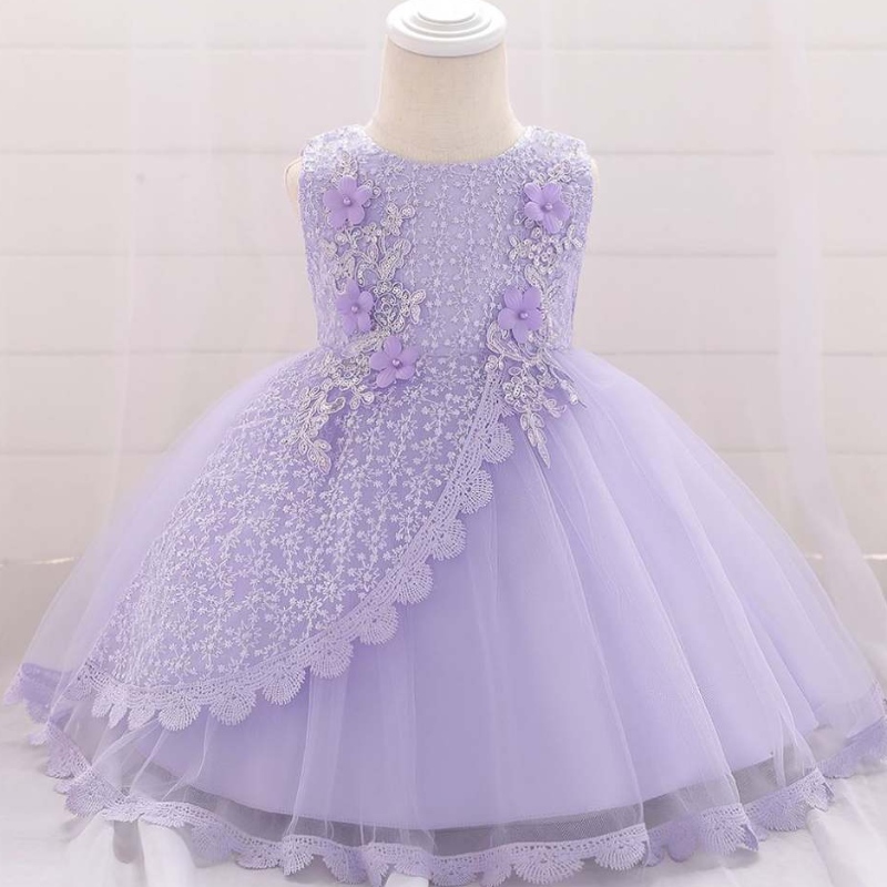 Niños el último vestido de vestido de vestir de bautizo reciénnacido, primer cumpleaños, fiesta de fiesta paraniños, vestidos de fiesta l1902xz
