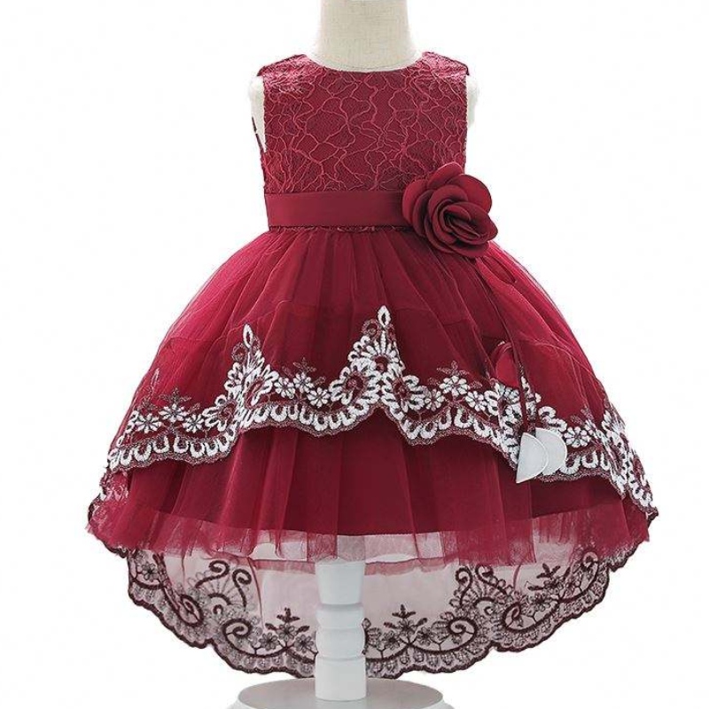 Nueva llegada prendas paraniños diseño reciénnacido focas de vestir paraniña fiesta de cumpleaños vestida l1921xz