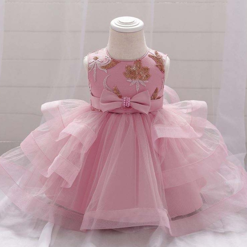 NUEVA LLEGA Niña Vestido denovia hinchado vestido de cumpleaños de cumpleaños
