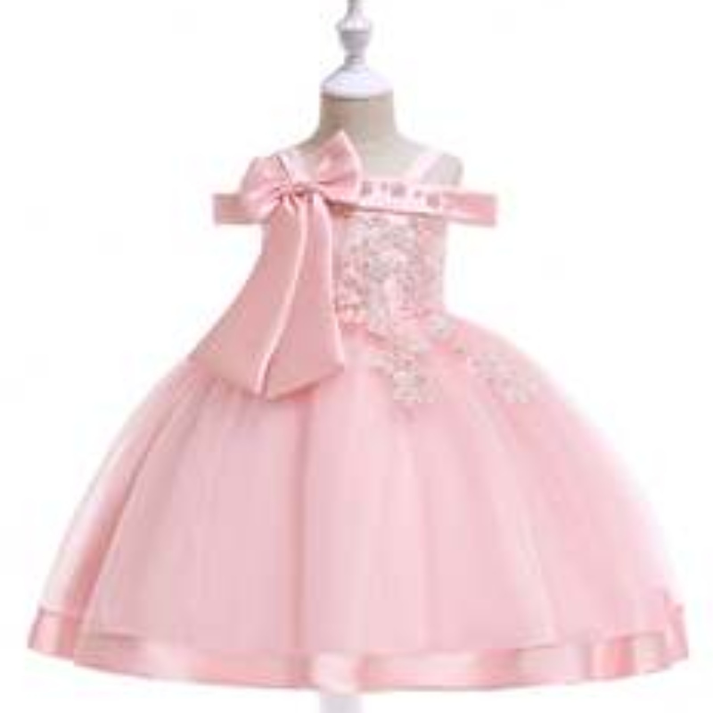 Ropa deniños súper suaves de alta calidad Vestido de verano Vestidos de fiesta deniñas paraniñas de la fiesta L5081
