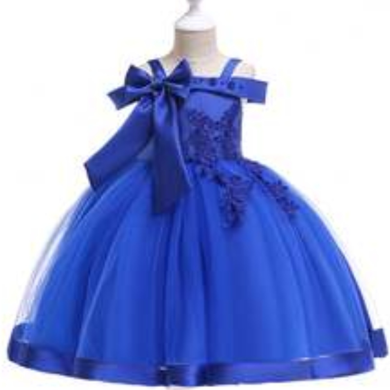 Ropa deniños súper suaves de alta calidad Vestido de verano Vestidos de fiesta deniñas paraniñas de la fiesta L5081