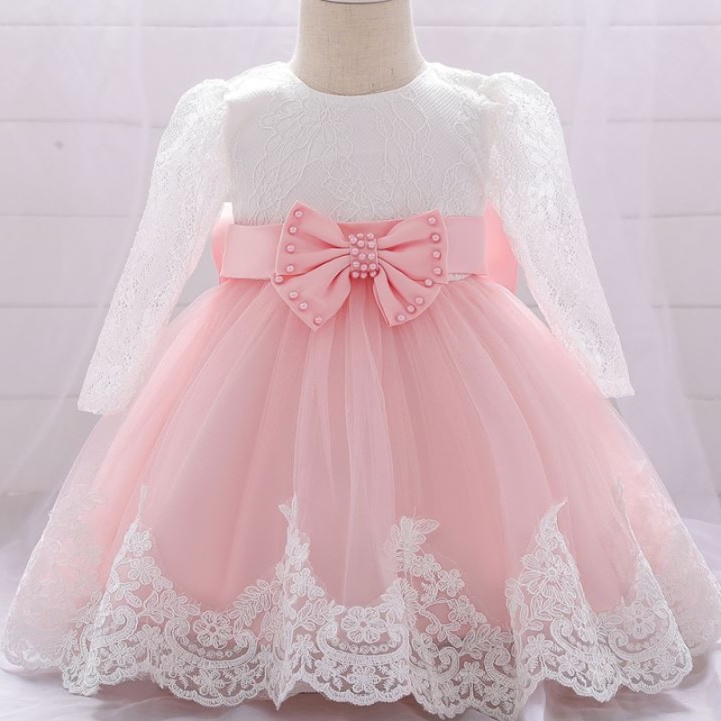 Baigenueva llegada 0-2y Vestidos de chicas de verano de encaje Flower Baby Girl Dress L1940xz