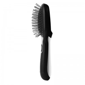 Peine enderezado de ionesnegativos