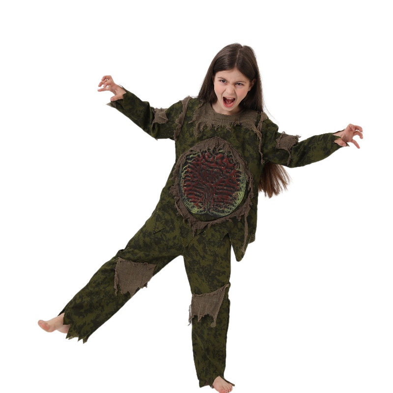 Swamp Monster Thing Halloween Terror Terror Cosplay Cosplay Cosplay paraniños Horrible Viserawing Camuflaje Ghost Zombie