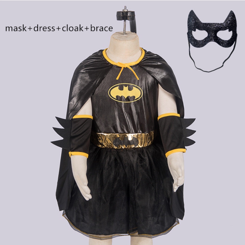 Halloween clásico Cloak TV&Play Play Play Dress Bat Girl Cosplay Cosplay