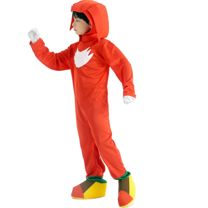 Disfraz de cosplay sónico rojo paraniños Party de Halloween Sonic Rat Jumpsuit