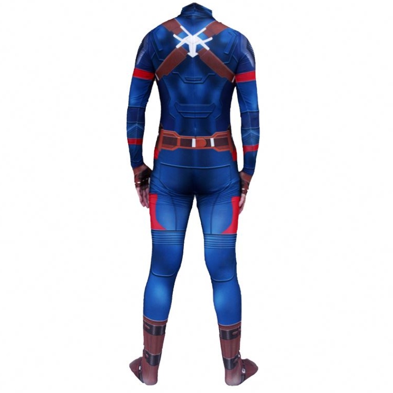 Guardia de invierno de Avenger para Halloween Kids&men America TV&movie Game Cosplay China Factory Supply Falls el disfraz del capitán