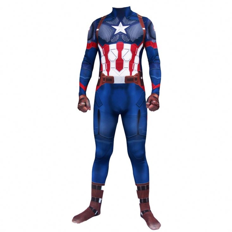 Guardia de invierno de Avenger para Halloween Kids&men America TV&movie Game Cosplay China Factory Supply Falls el disfraz del capitán