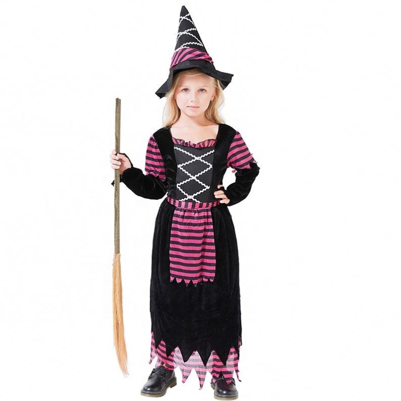 Hot New Factory Direct Direct Kids Halloween Cosplay Cosplay Cosplay Cosplay Little Bruja trajes
