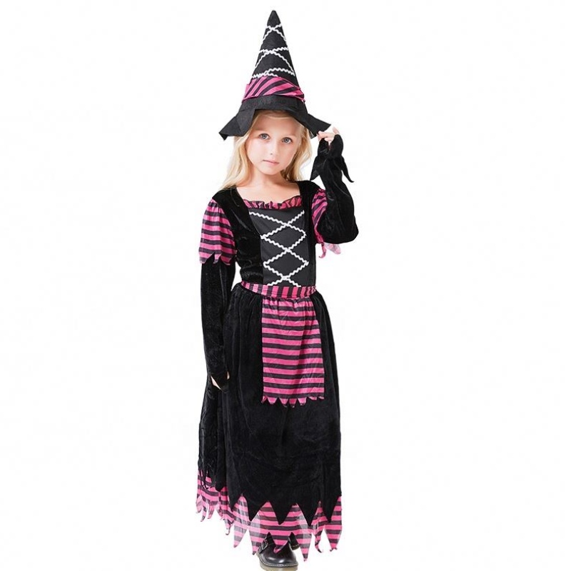Hot New Factory Direct Direct Kids Halloween Cosplay Cosplay Cosplay Cosplay Little Bruja trajes