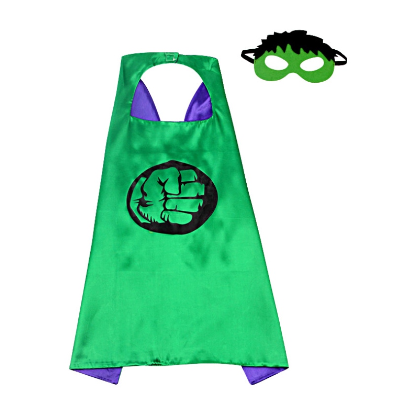 Capas de superhéroes de la fiesta de Halloween al por mayor Conjunto de disfraces de cosplay héroe adulto cape