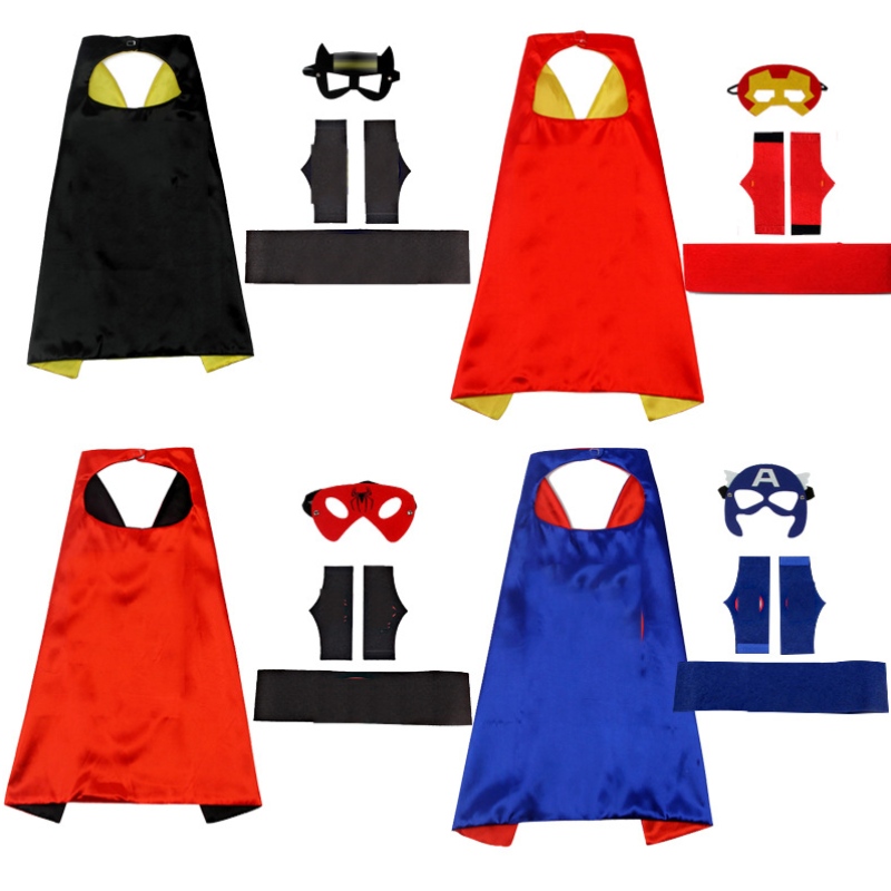 Toys Boys Superhero Capes Boy Regalos Boys Derecho de dibujos animados Disfraces paraniños de 3 a 10 años