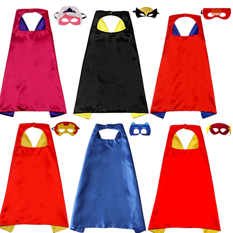 Toys Boys Superhero Capes Boy Regalos Boys Derecho de dibujos animados Disfraces paraniños de 3 a 10 años