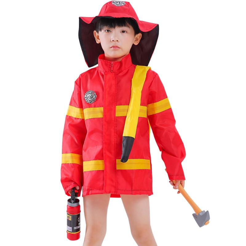 Disfraz de bombero paraniños Niester Fireman Dress Up Fire Firing Outfit