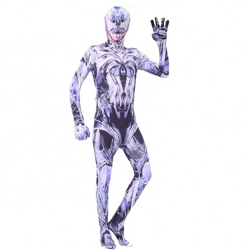 Diseño de diseño de diseño de diseño de color de halloween spiderman bodysuit de diseño elegante.