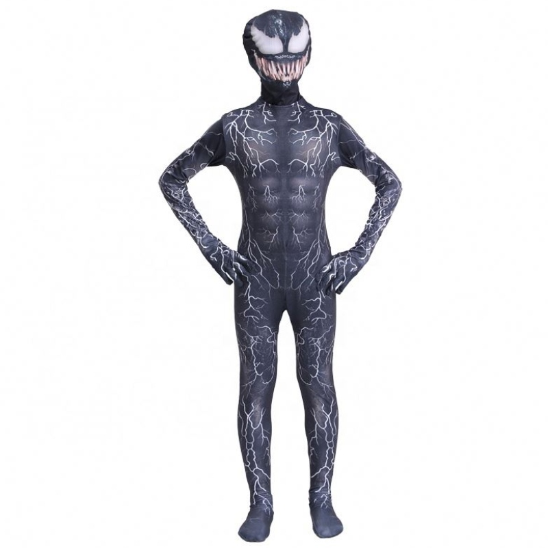 Músculonegro Zentai Bodysuit Adultos Superhero Strary Horror Jumpueu de Spiderman Halloween Cosplay Symbiote Venom Disfraces paraniños