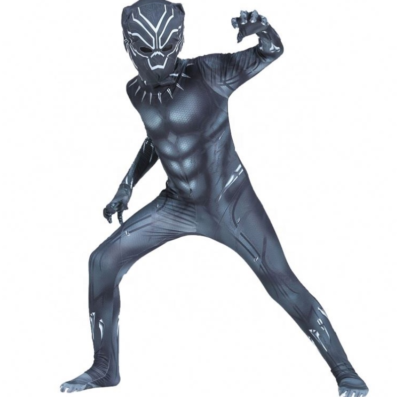 Hot Marvel Africa Halloween Wakanda Forever Zentai Suit paraniños&adults Fantástico Black Panther Four Disfrave